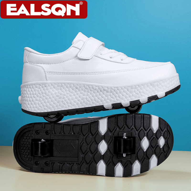 Running Shoes - Patins de Rodas Duplas para Crianças,