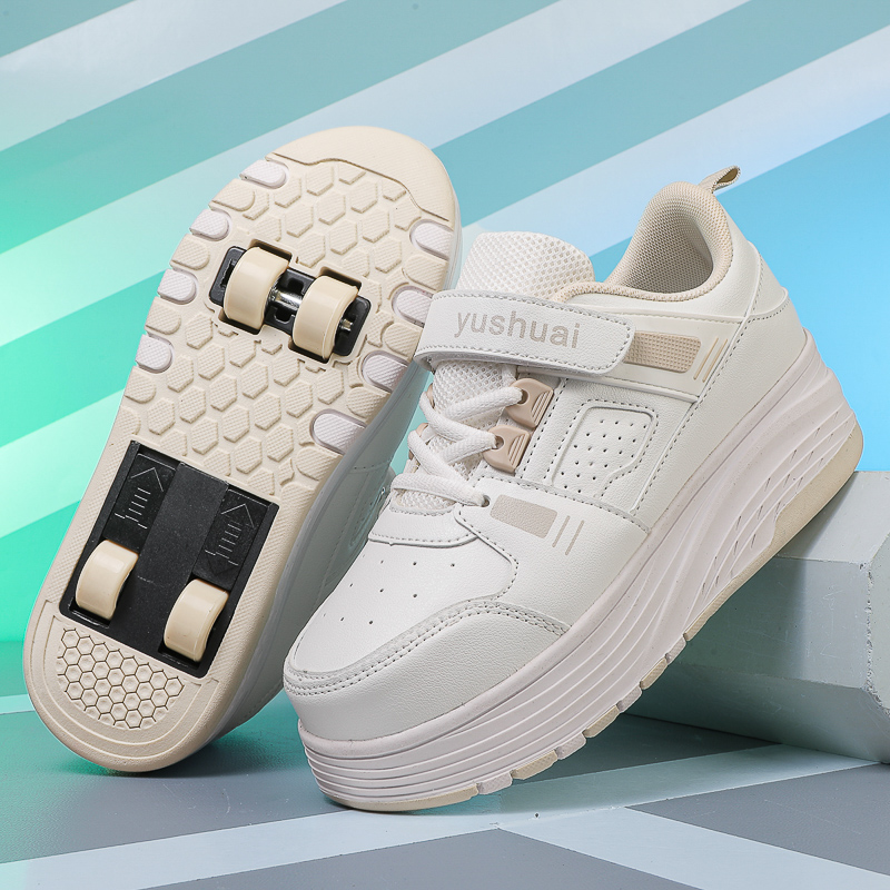 Running Shoes - Patins de quatro rodas para meninos,