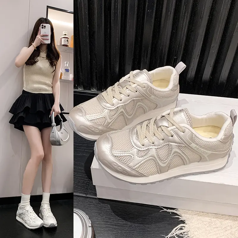 Tênis atléticos com painel de  - Breathable Mesh Athletic Shoes avaliação e preço